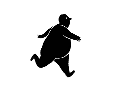 Runner silhouette